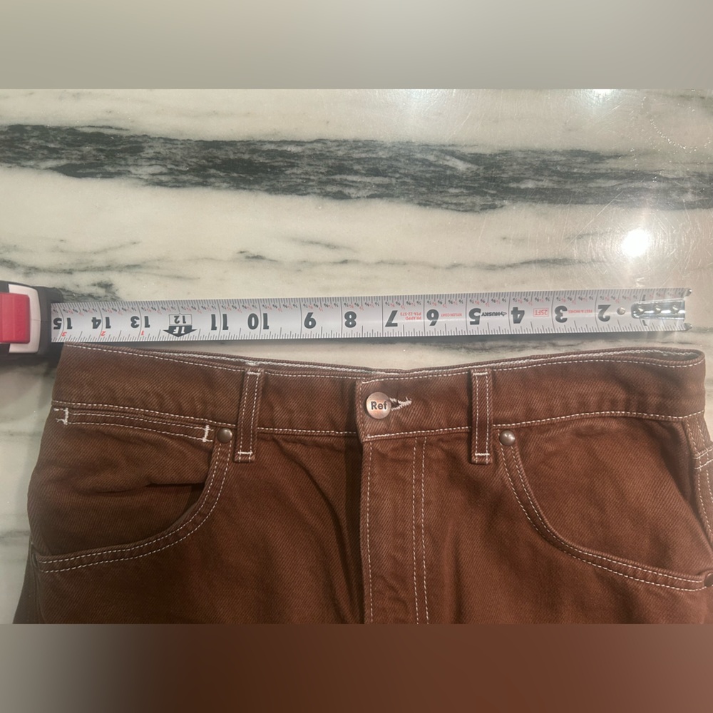 Reformation Brown Straight Leg Jeans - Picture 13 of 16